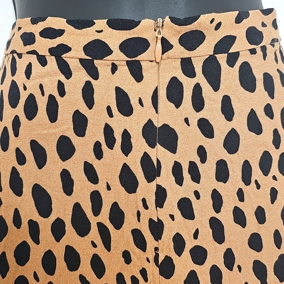 Reformation midi skirt in leo animal print - Picture 4 of 5